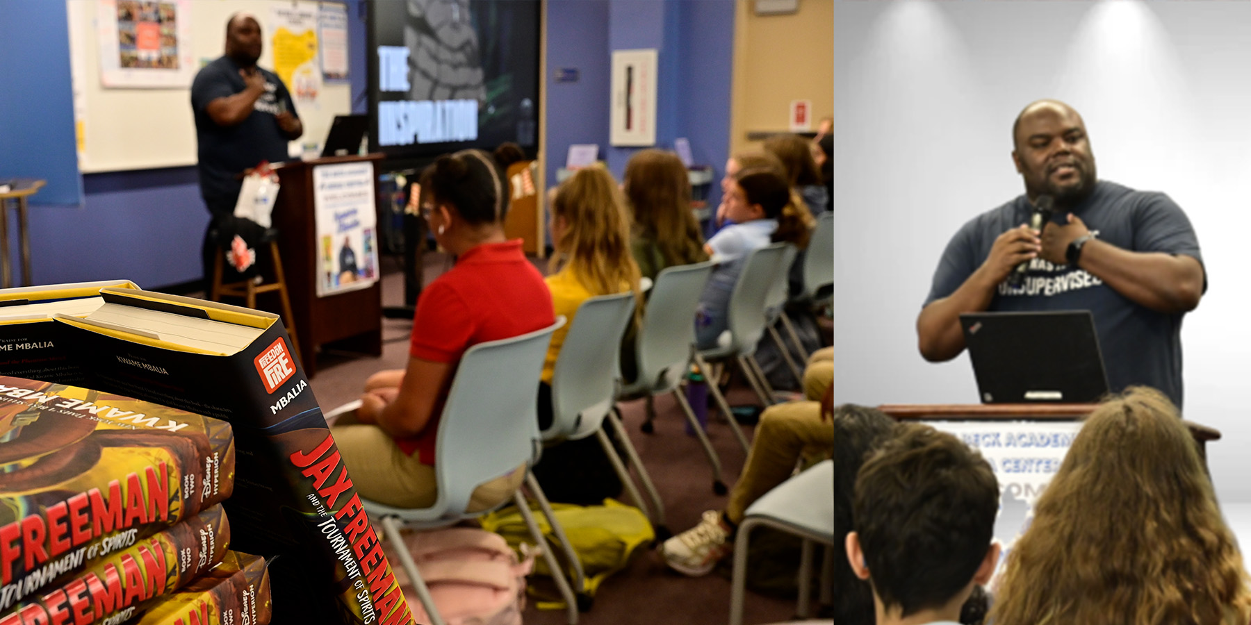 Author Visit 2025- Kwame Mbalia